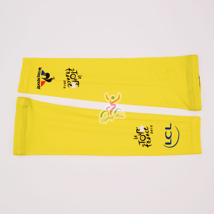 2015 Tour de France Manicotti Ciclismo Bianco Giallo